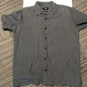 Mossimo short sleeve dress shirt size med